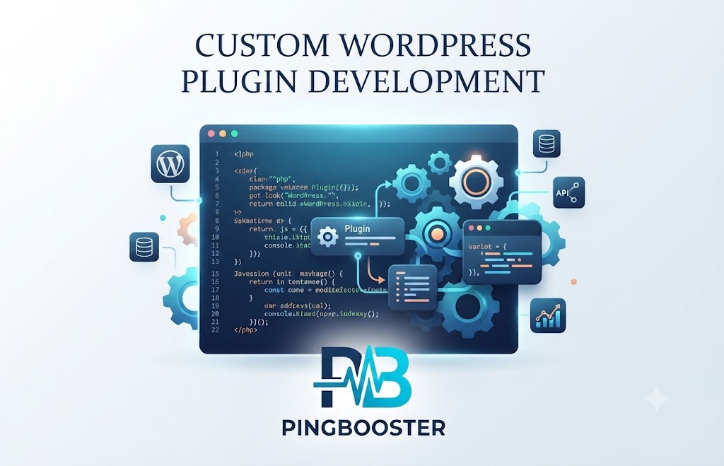 Custom WordPress Plugin Development with pingBooster.site